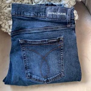 Calvin Klein Denim Jeans CKJ 026 Straight Leg 36x32 Zip Fly